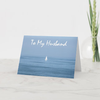 Lycklig 10-årsdagen Make - Segelbåtar Kort