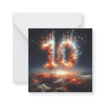 Lycklig 10:e B-dagars hälsningskort