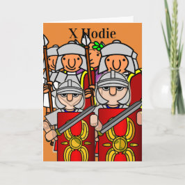 Lycklig 10:e födelsedagen från Caesar och hans leg Kort