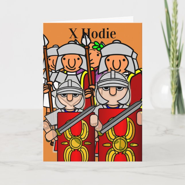 Lycklig 10:e födelsedagen från Caesar och hans leg Kort (Framsida)