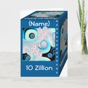 Lycklig 10:e födelsedagen - Zillions of Hugs & Kis Kort