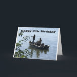 LYCKLIG * 13:e BIRTHDAY *FISHERMAN * Kort<br><div class="desc">ÄR DET "HIS **13:e*-BIRTHDAY!!!!!!!!!! OM SÅ ÄR FALLET HOPPAS JAG ATT DU VILL HA DET HÄR KORTET OCH KOMMER IHÅG ATT DU KAN FÖRÄNDRA DEN STORA INSIDAN OCH UT!!!!! TACK FÖR ATT STOPPA AV EN AV MINA ÅTTA LAGER OCH KOM IGEN SNART!!!!!</div>