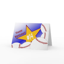 Lycklig 14:e födelsedag! Baseball Fläkt