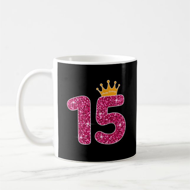 Lycklig 15 år efter Fantastisk 15:e Kaffemugg (Vänster)