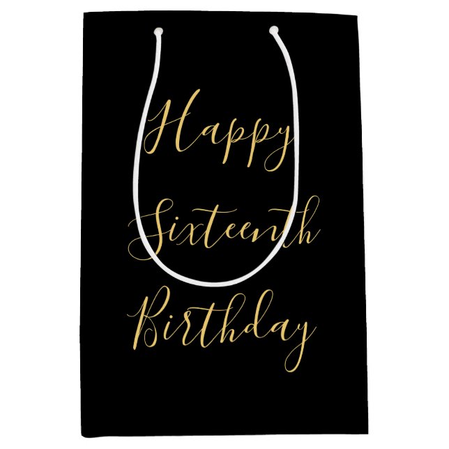 Lycklig 16:e födelsedag Anpassningsbarna Golden Gu (Framsidan)