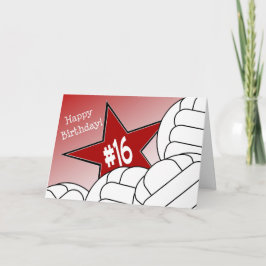 Lycklig 16:e födelsedagen, Volleyball Star! Kort