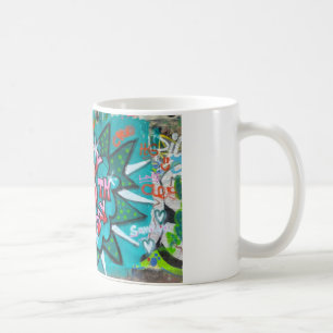 Lycklig 18:e födelsedagsgraffiti kaffemugg