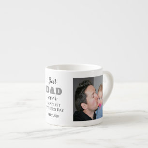 Lycklig 1:a Fars dag 20XX Bästa Pappan någonsin Espressomugg