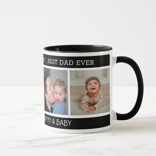 Lycklig 1:a Fars dag, bästa Pappa någonsin 4, foto Mugg (Höger)