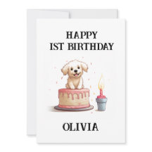 Lycklig 1:a födelsedag Grattis, Namn och marionett