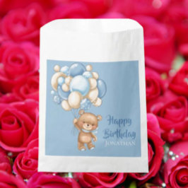 Lycklig 1:a födelsedag, lilla ett blått