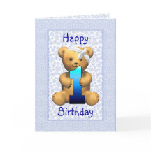 Lycklig 1:a födelsedag Nalle