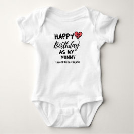 Lycklig 1:a födelsedag som min Mamma och Kisses T Shirt