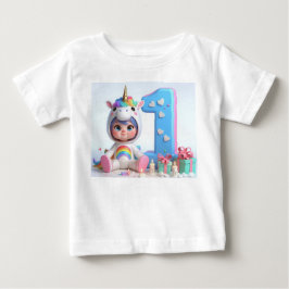 Lycklig 1:a födelsedag t shirt