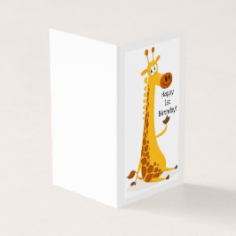 Lycklig 1:a födelsedagen - Barnskort Kort