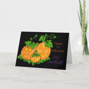 Lycklig 1:a Halloween-Underbar mordotter Kort