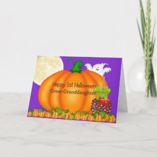 Lycklig 1:a Halloween-Underbar mordotter Kort