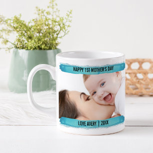 Lycklig 1:a Mors dag 2 Fotoakvivel - borshstroke Kaffemugg