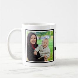 Lycklig 1:a Mors dag 2-fotokollage Kaffemugg