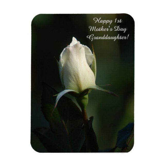 Lycklig 1:a Mors dag-dotterdotter Magnet (Vertikal)