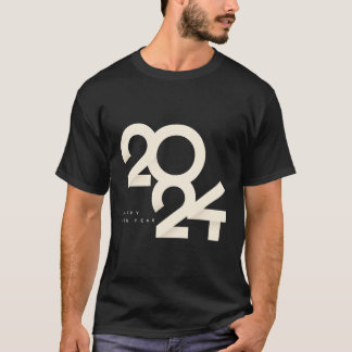 Lycklig 2024 Nyårsafton Party Leveranser 2024 Lyck T Shirt