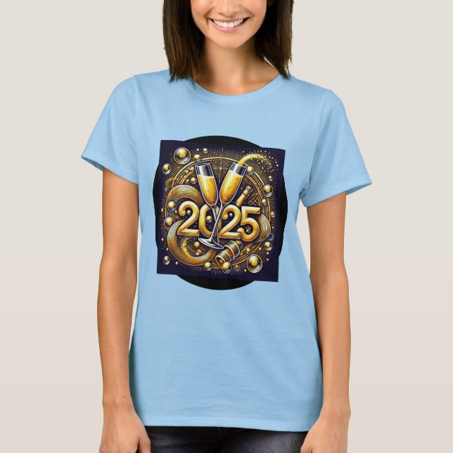 Lycklig 2025 T-shirt (Framsida)