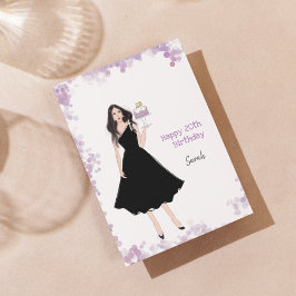 Lycklig 20-årsdagen, mode, julkort