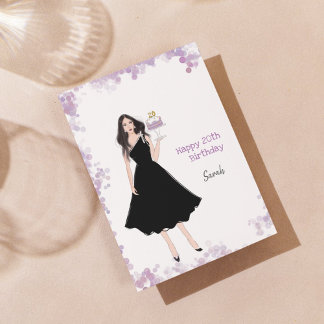 Lycklig 20-årsdagen, mode, julkort