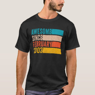Lycklig 20:e födelsedagen 20 år gammal Fantastisk T Shirt