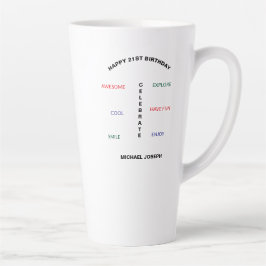 Lycklig 21:a födelsedag och Fantastisk