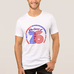 LYCKLIG 250:E AMERIKA SEMIQUINCENTENNIAL 1776-2026 T SHIRT