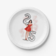 Lycklig 25-årsdagen, illustration