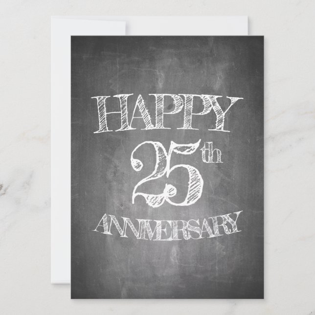 Lycklig 25-årsjubileum på kritbrädan (Framsida)