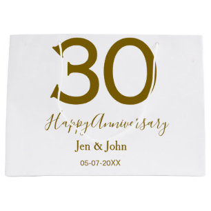Lycklig 30-årsjubileum namn datum guldfetstil