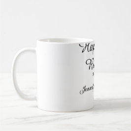 Lycklig 30års födelsedag lägg till snyggt för namn kaffemugg