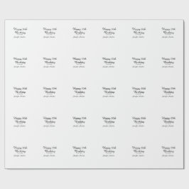 Lycklig 30års födelsedag lägg till snyggt för namn presentpapper