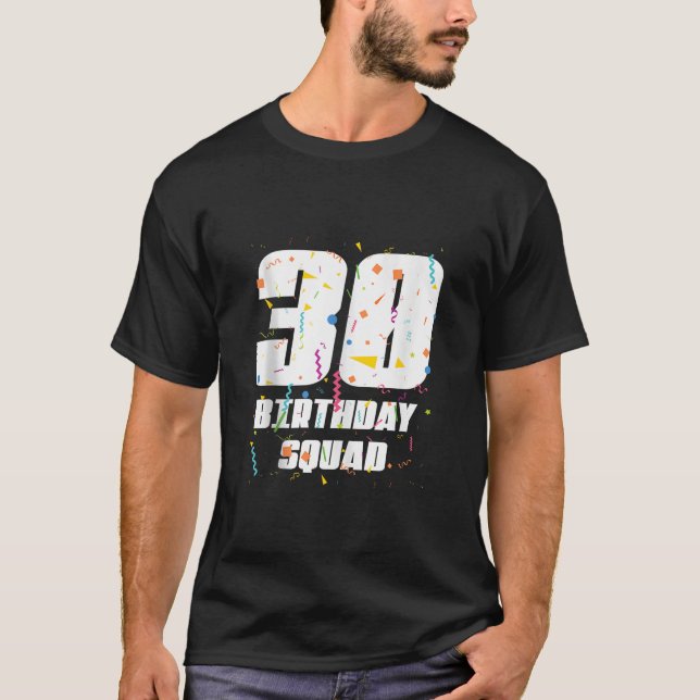 Lycklig 30års födelsedag Squad Lycklig 30 år gamma T Shirt (Framsida)
