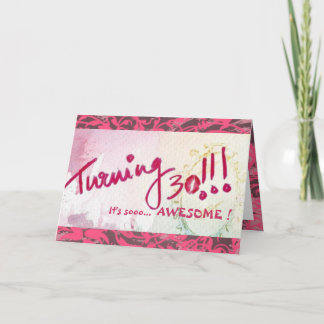 Lycklig 30års födelsedag, syster! (Anpassade) Kort