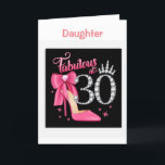 LYCKLIG *30års födelsedag TILL DIG *DAUGHTER*-kort Kort<br><div class="desc">LYCKLIG **30:e** FÖDELSEDAGEN ***DAUGHTER*** TACK FÖR STOPPNING AV ETT AV MINA ÅTTA LAGER!</div>