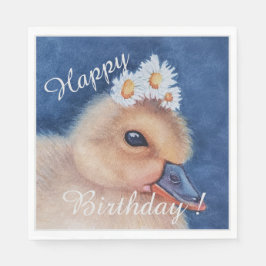 Lycklig 3:e födelsedag Party Firande Pappersservett