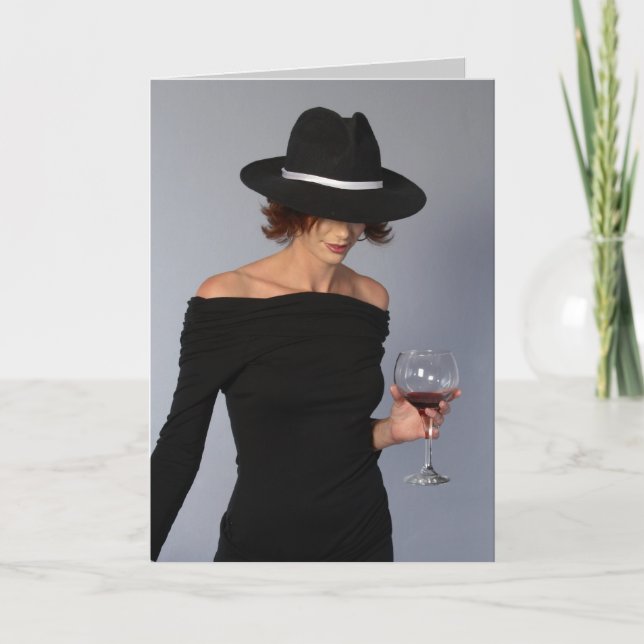 Lycklig "40" för kvinna kort (Framsida)