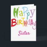 LYCKLIG ***40th*** BIRTHDAY TILL MIN SISTER Kort<br><div class="desc">ÖNSKA DIN SISTER ETT MYCKET LYCKLIG **40 BIRTHDAY** MED DET HÄR KORTET OCH STÄLLA EN SMILE PÅ HENNES ANSIKTE OCH GÖR ATT STORA "40" INTE ÄR SÅ SVÅRA ATT TA:) LOL :) LOL:)</div>