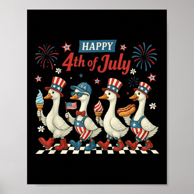 Lycklig 4:e juli, Ankor Independence day, Amerikan Poster (Framsidan)