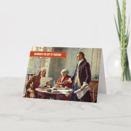 Lycklig 4:e juli: Anpassningsbar för konstföremål Kort