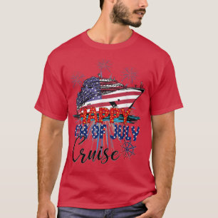 Lycklig 4:e juli: Cruise Squad Matching Group Fami T Shirt
