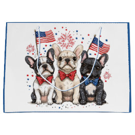 Lycklig 4:e juli Fransk Bulldog