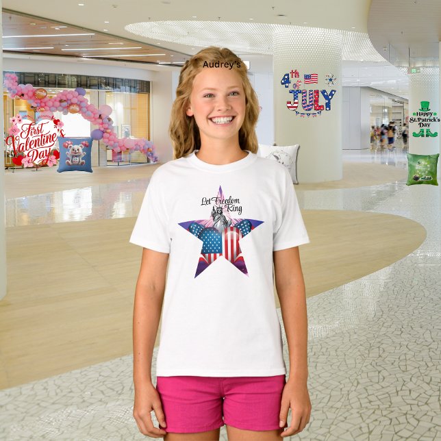 Lycklig 4:e juli "Let Freedom Ring" T-Shirt (Skapare uppladdad)