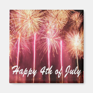 Lycklig 4:e juli Magnet