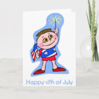 Lycklig 4:e juli med Sparkler
