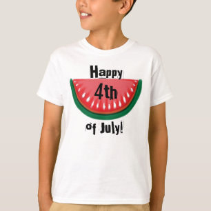 Lycklig 4:e juli pojkarna vattentäkt tee shirt